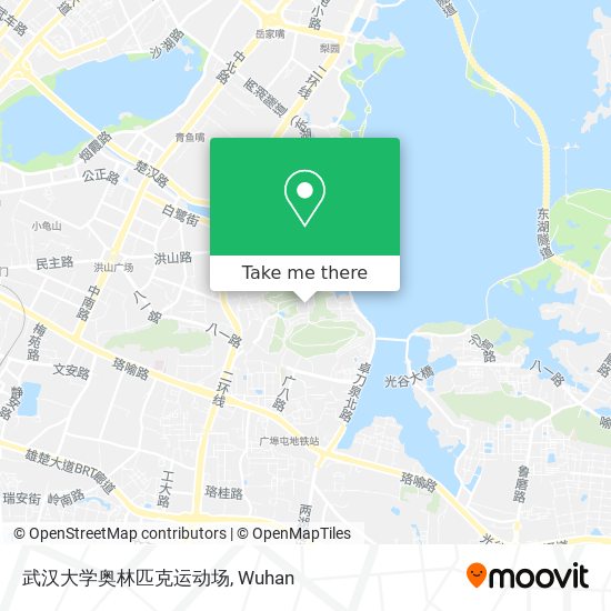 武汉大学奥林匹克运动场 map