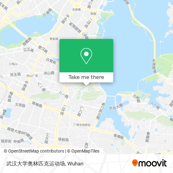武汉大学奥林匹克运动场 map