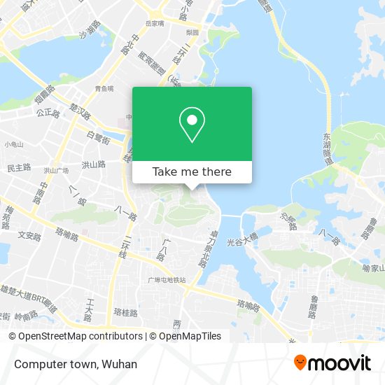 Computer town map