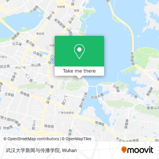 武汉大学新闻与传播学院 map