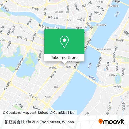 银座美食城 Yin Zuo Food street map