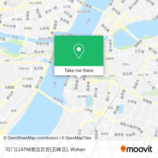 司门口ATM潮流百货(五峰店) map