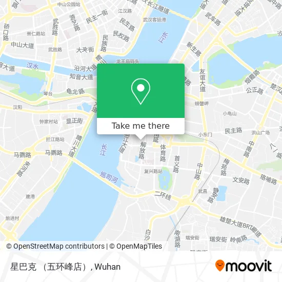 星巴克 （五环峰店） map