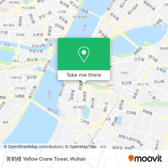 黄鹤楼 Yellow Crane Tower map