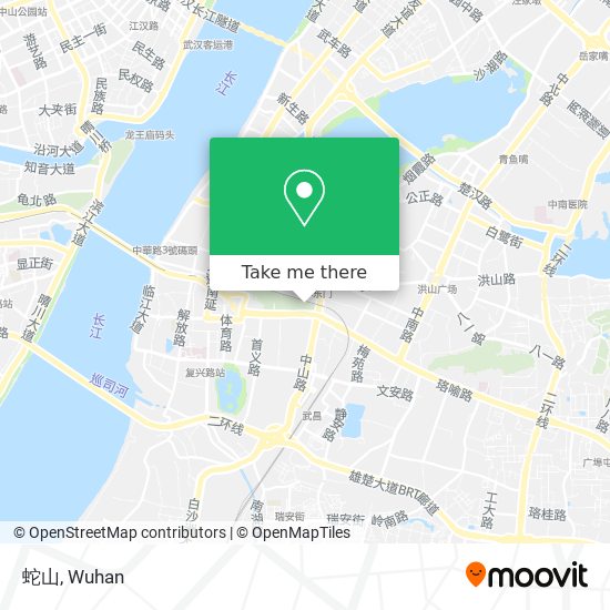 蛇山 map