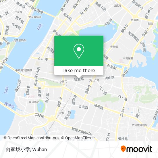 何家垅小学 map