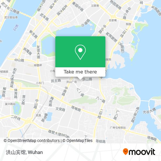 洪山宾馆 map