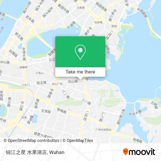 锦江之星 水果湖店 map