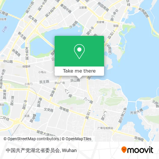 中国共产党湖北省委员会 map