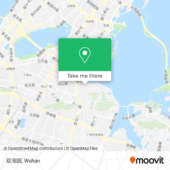双湖园 map