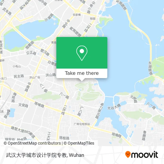 武汉大学城市设计学院专教 map