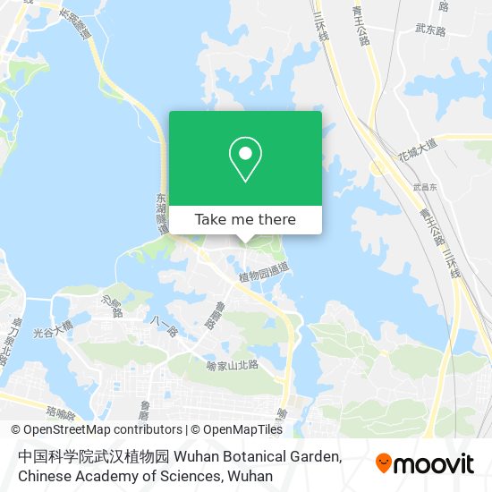中国科学院武汉植物园 Wuhan Botanical Garden, Chinese Academy of Sciences map