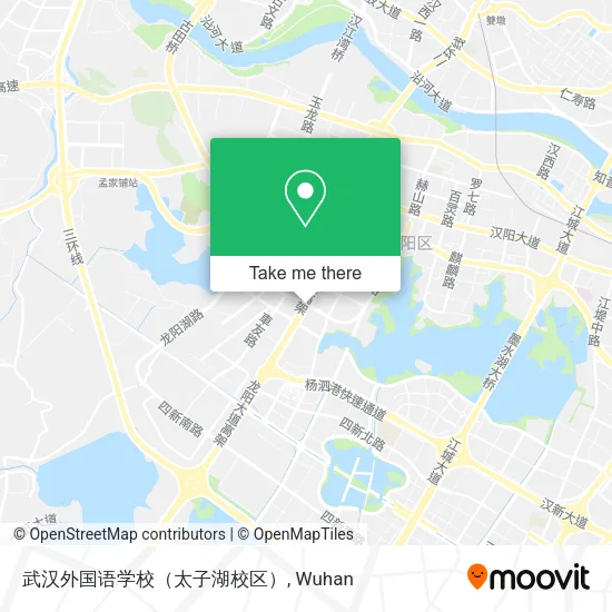 武汉外国语学校（太子湖校区） map