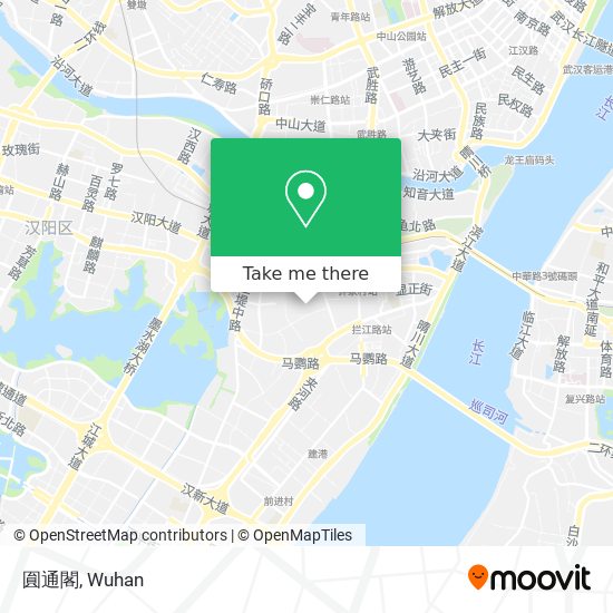 圎通閣 map