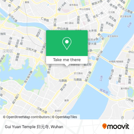 Gui Yuan Temple 归元寺 map