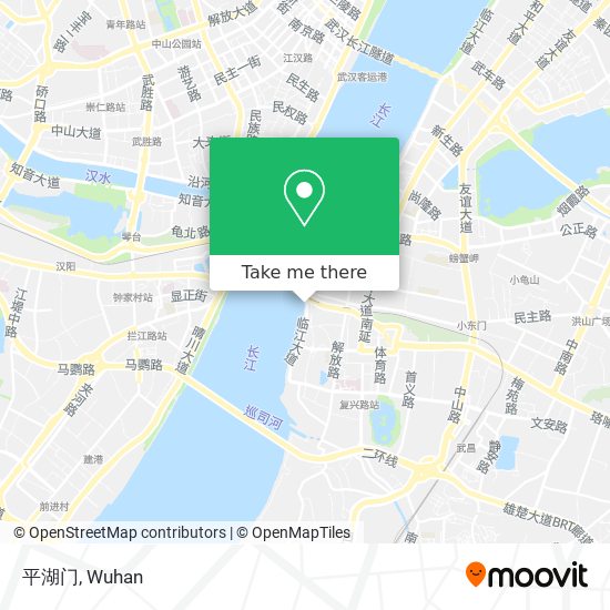 平湖门 map