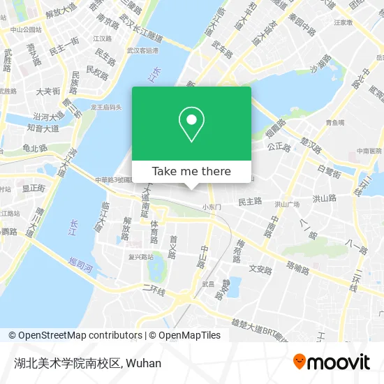 湖北美术学院南校区 map