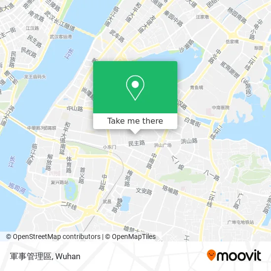 軍事管理區 map