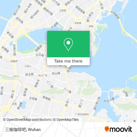 三猴咖啡吧 map