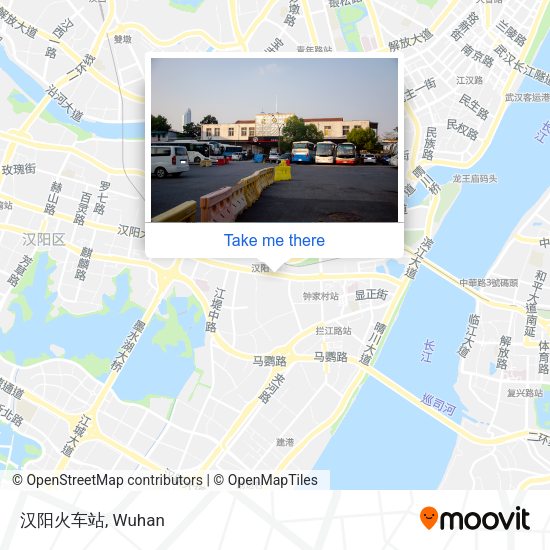 汉阳火车站 map