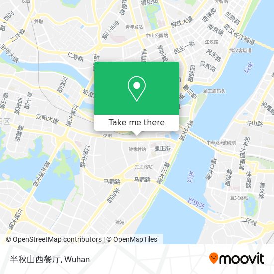 半秋山西餐厅 map