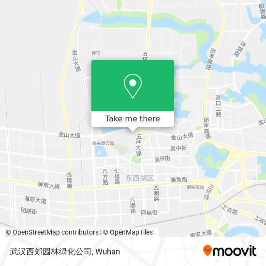 武汉西郊园林绿化公司 map