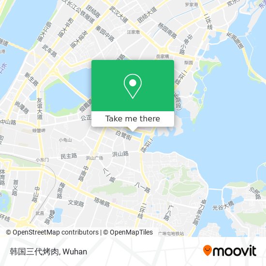 韩国三代烤肉 map
