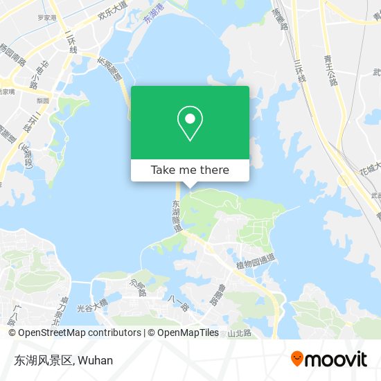 东湖风景区 map