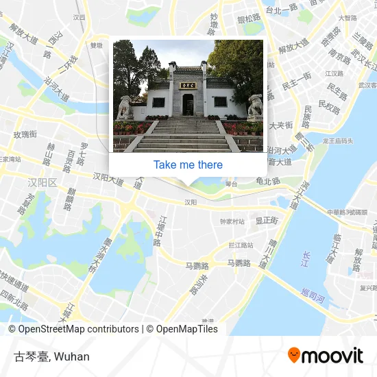 古琴臺 map