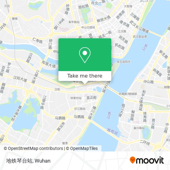 地铁琴台站 map