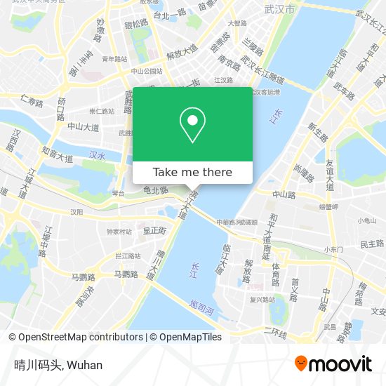 晴川码头 map