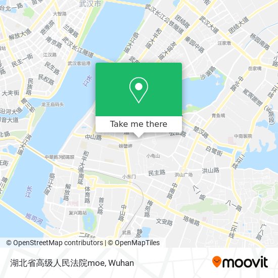 湖北省高级人民法院moe map