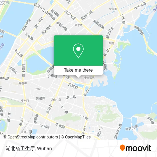 湖北省卫生厅 map