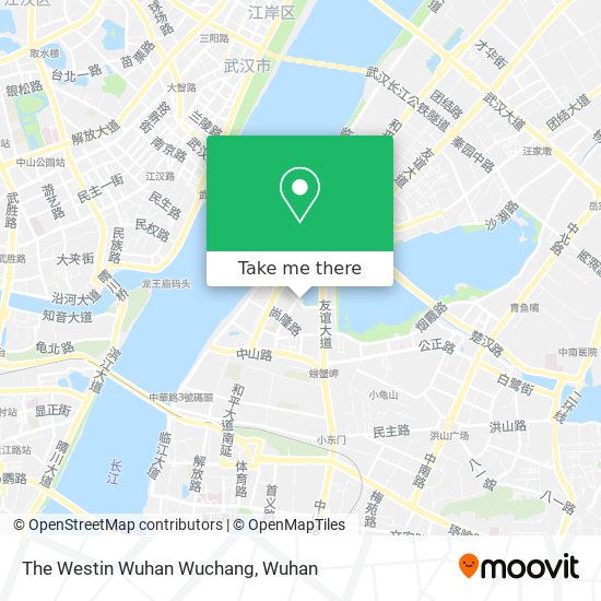The Westin Wuhan Wuchang map