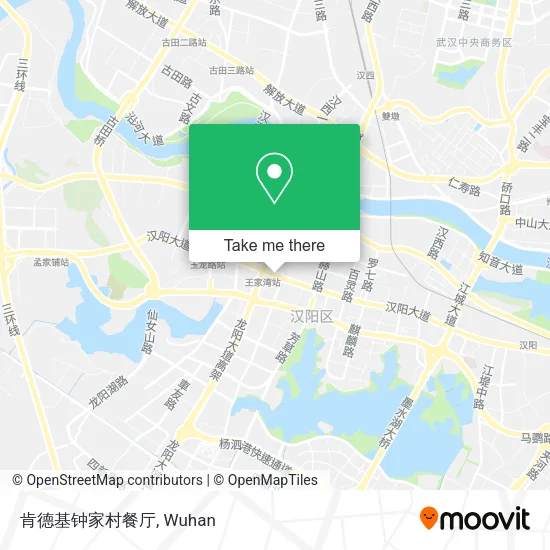 肯德基钟家村餐厅 map