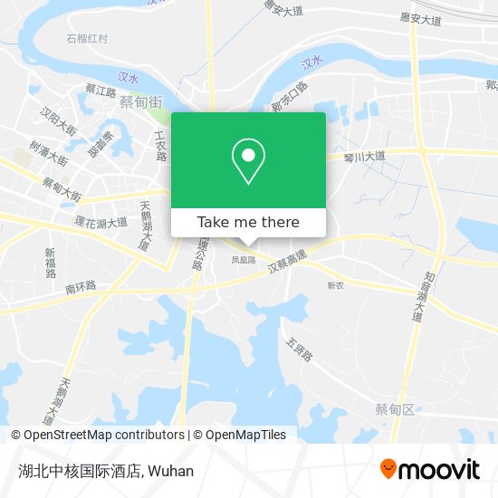 湖北中核国际酒店 map