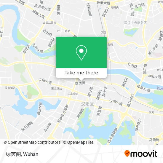 绿茵阁 map