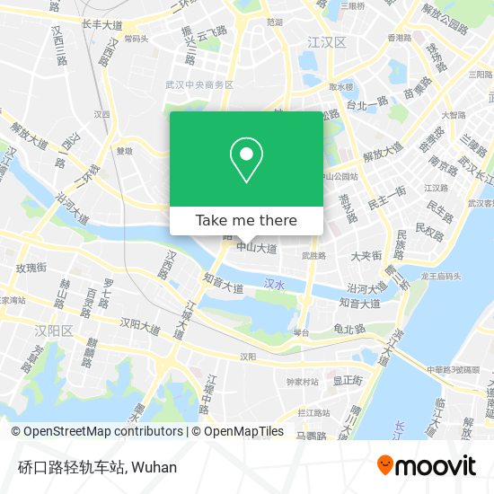 硚口路轻轨车站 map