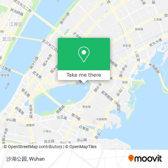 沙湖公园 map