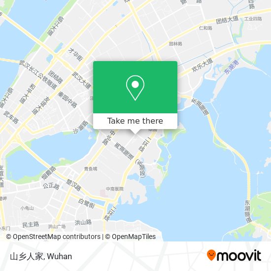 山乡人家 map