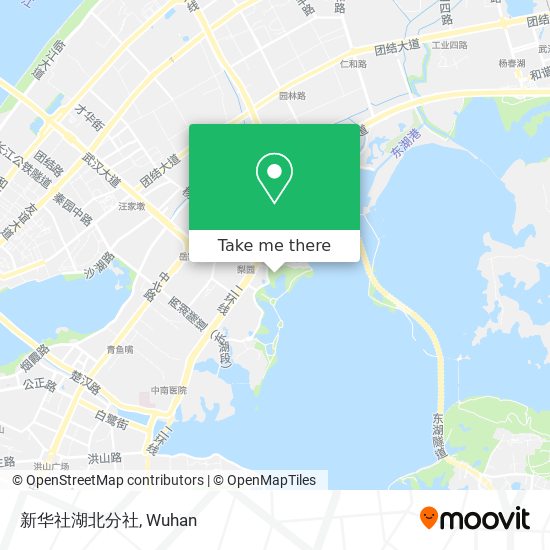 新华社湖北分社 map