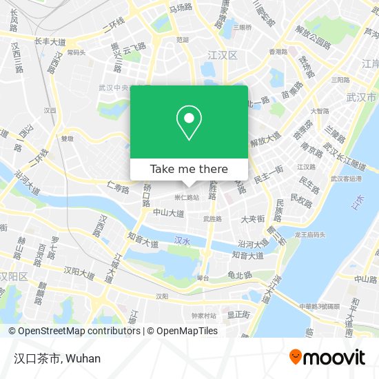 汉口茶市 map