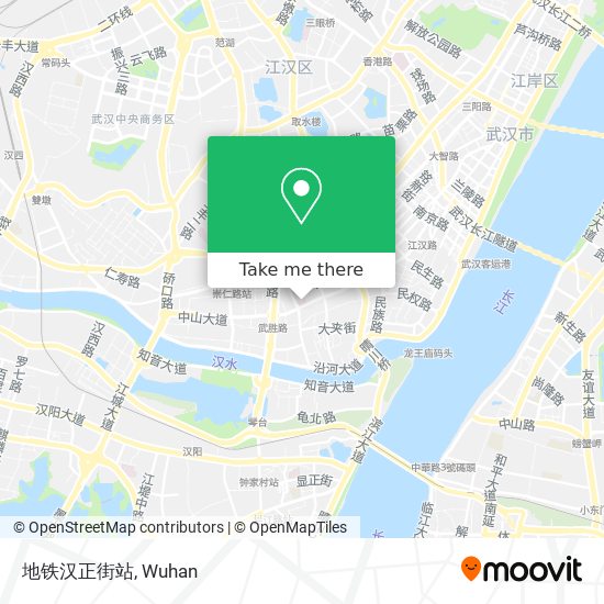 地铁汉正街站 map