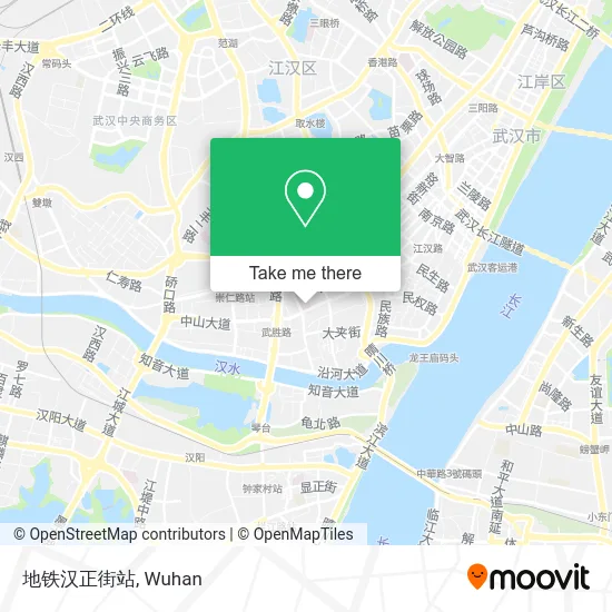 地铁汉正街站 map
