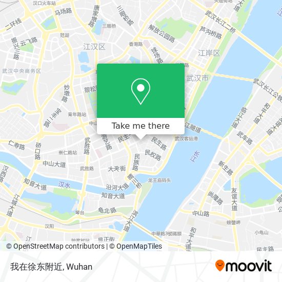 我在徐东附近 map