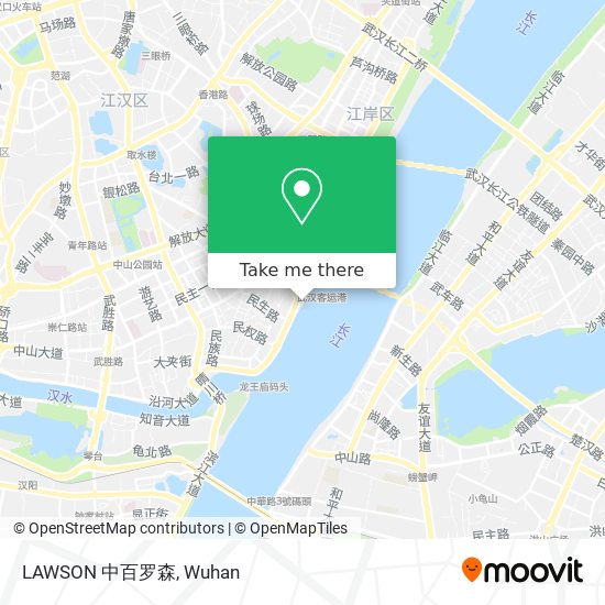 LAWSON 中百罗森 map