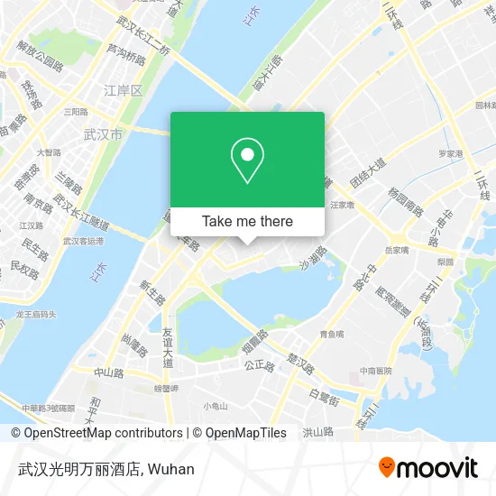 武汉光明万丽酒店 map