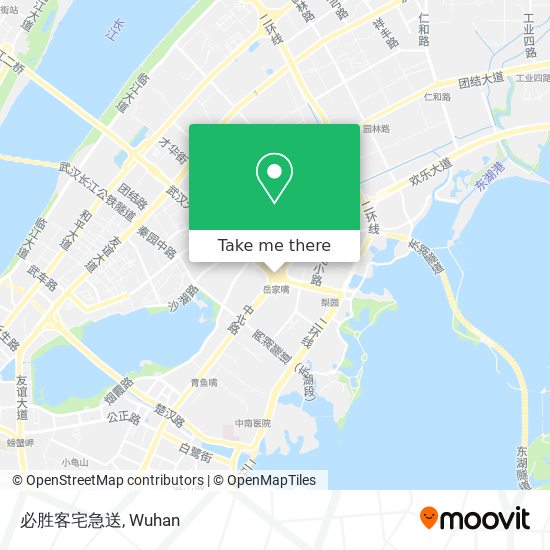 必胜客宅急送 map