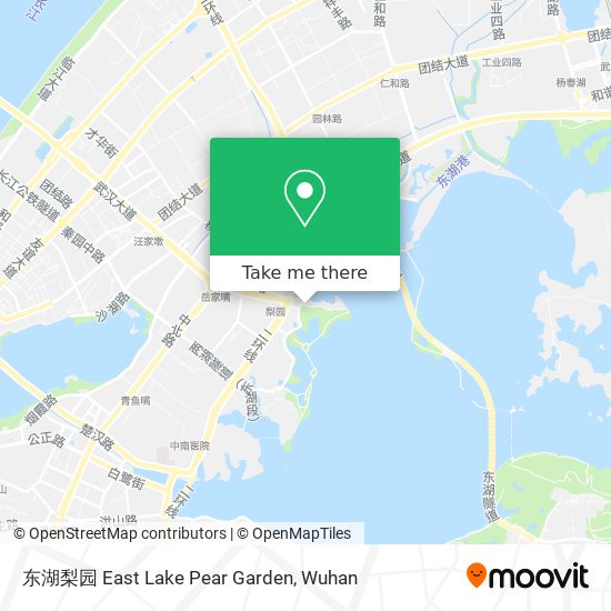 东湖梨园 East Lake Pear Garden map