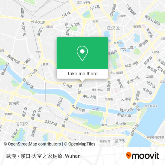 武漢 • 漢口-大富之家足療 map